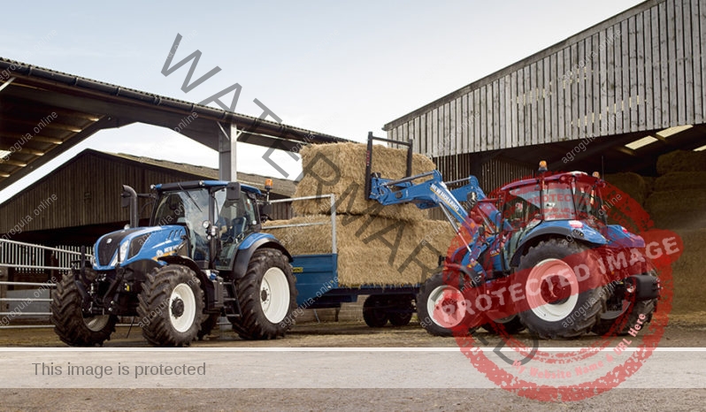 New Holland T5 120. Serie T5 Electro Command lleno